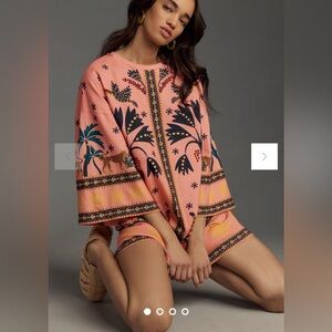 Farm Rio Printed Shift Mini Dress